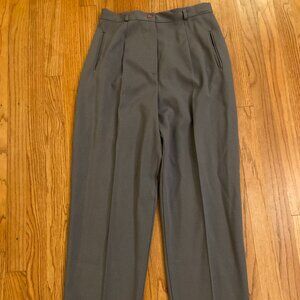 LA BENE Women's Vintage 80s Gray Dress Pants ~ Sz 14